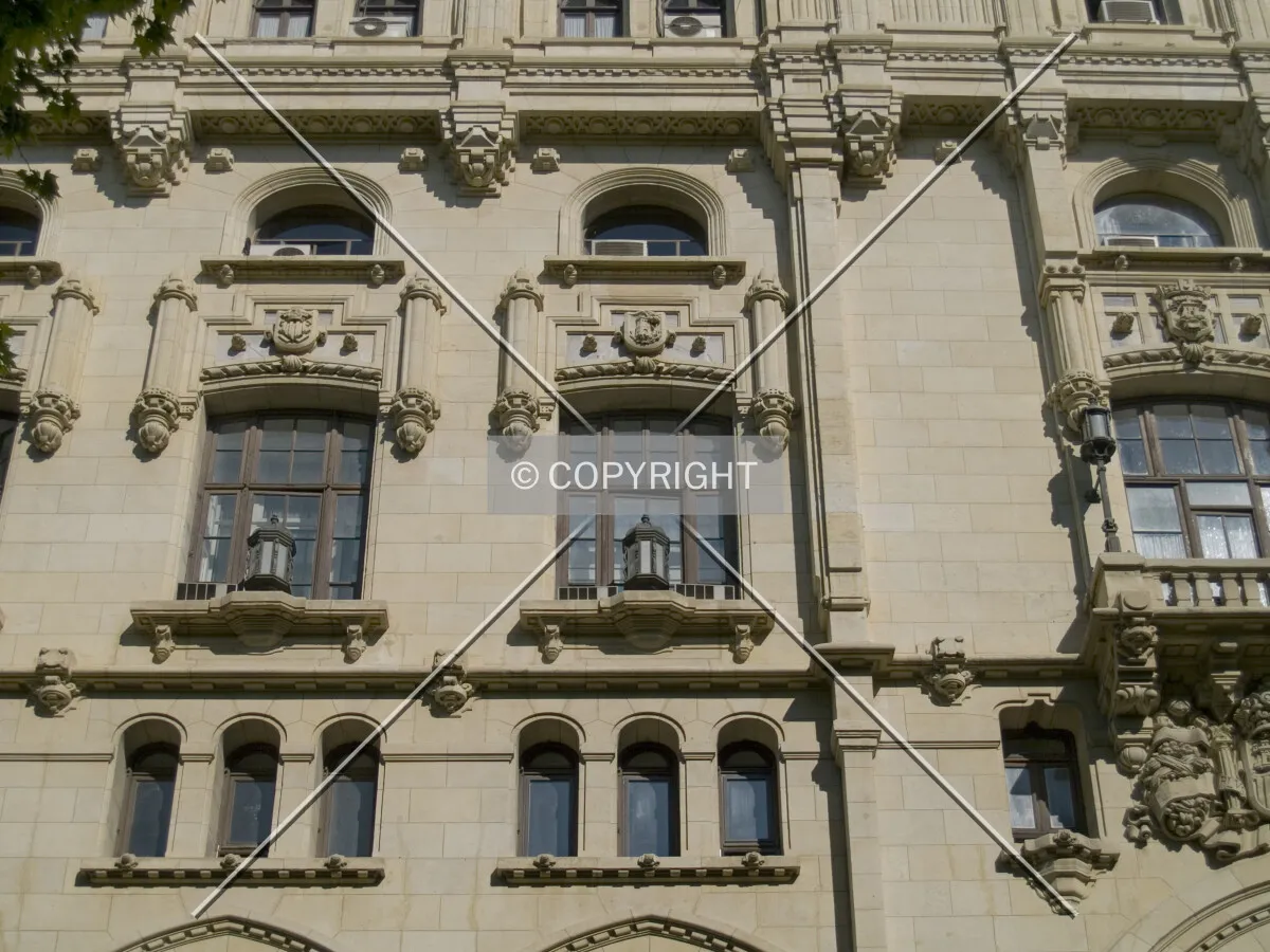 Detail of the western façade