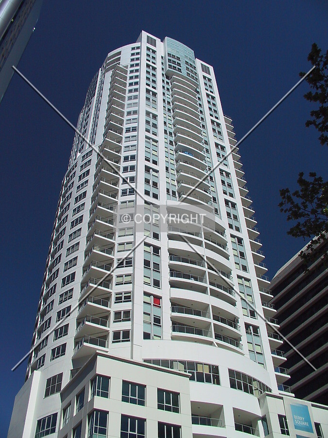 Looking up from Berry Street