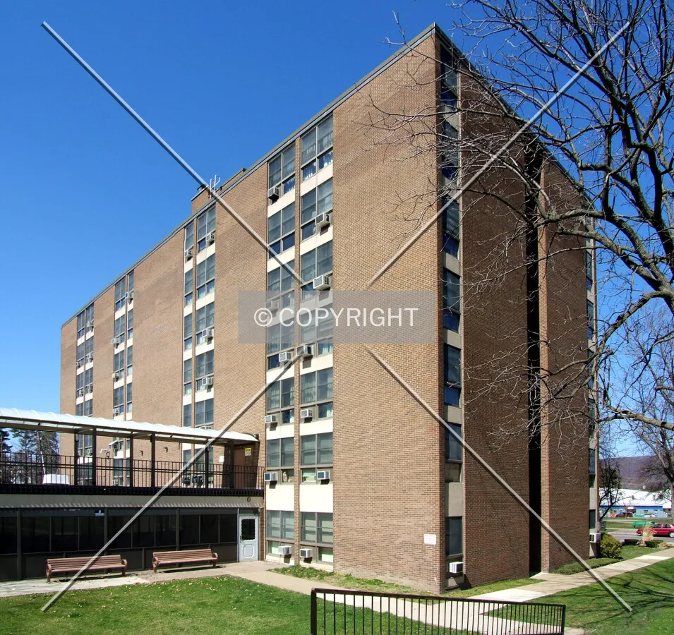 View from the southeast