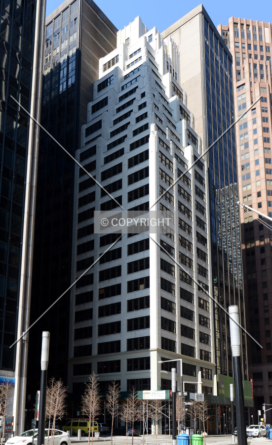 View from the southeast on Wall Street