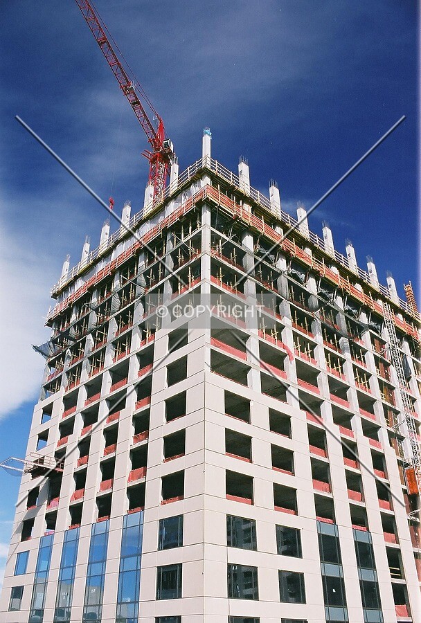 Looking north