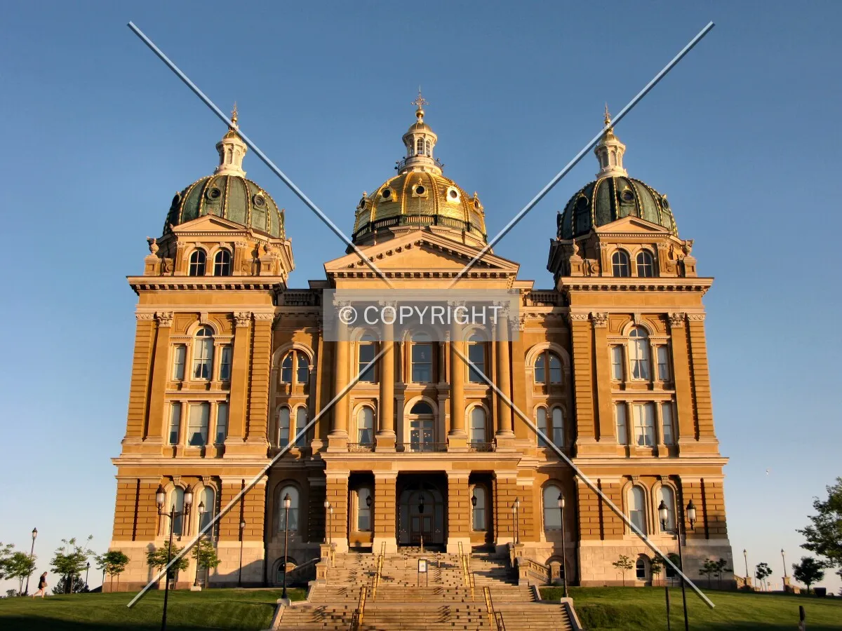Full north elevation from across East Grand Avenue