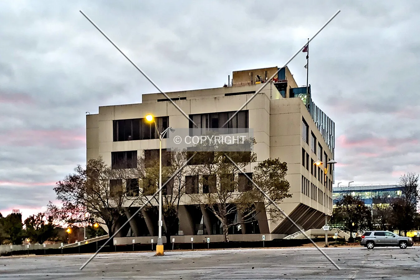 Northeast view; November 2, 2019