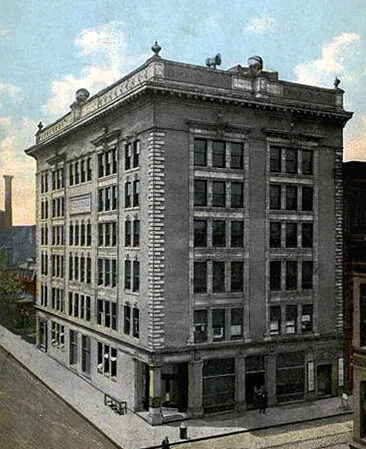 Vintage view from the southeast