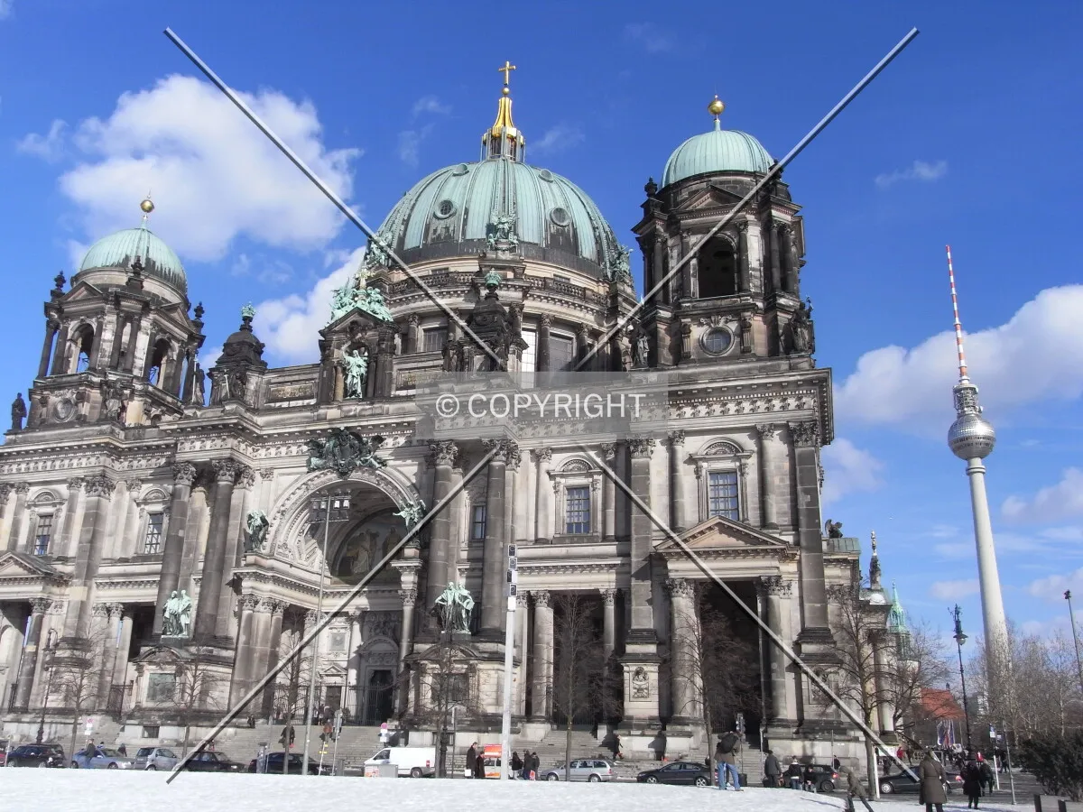 Berlin dome and TV tower