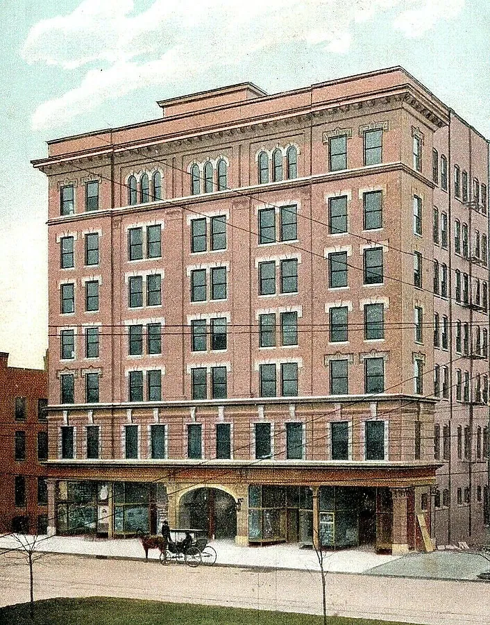 Vintage view from the south