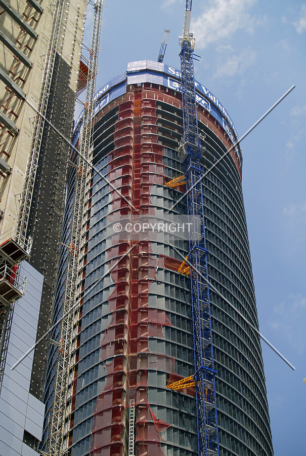 Looking up from the southeast