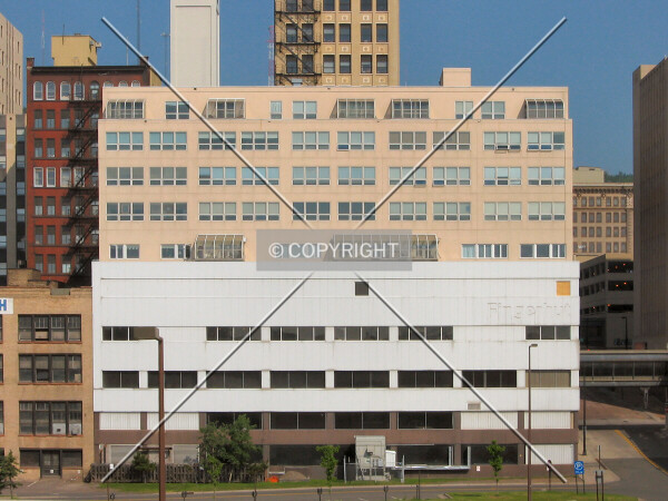 Full elevation from the DECC Parking Ramp