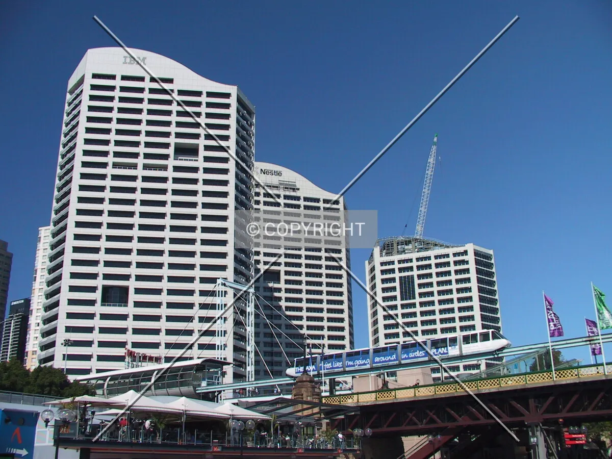 View southeast from Sydney Aquarium