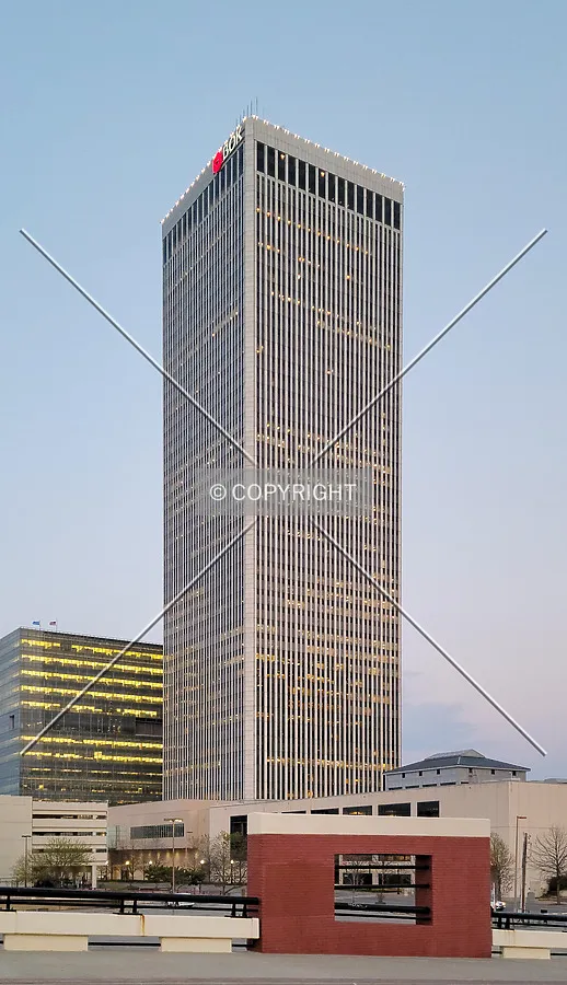Early evening view from the northwest; April 2, 2021