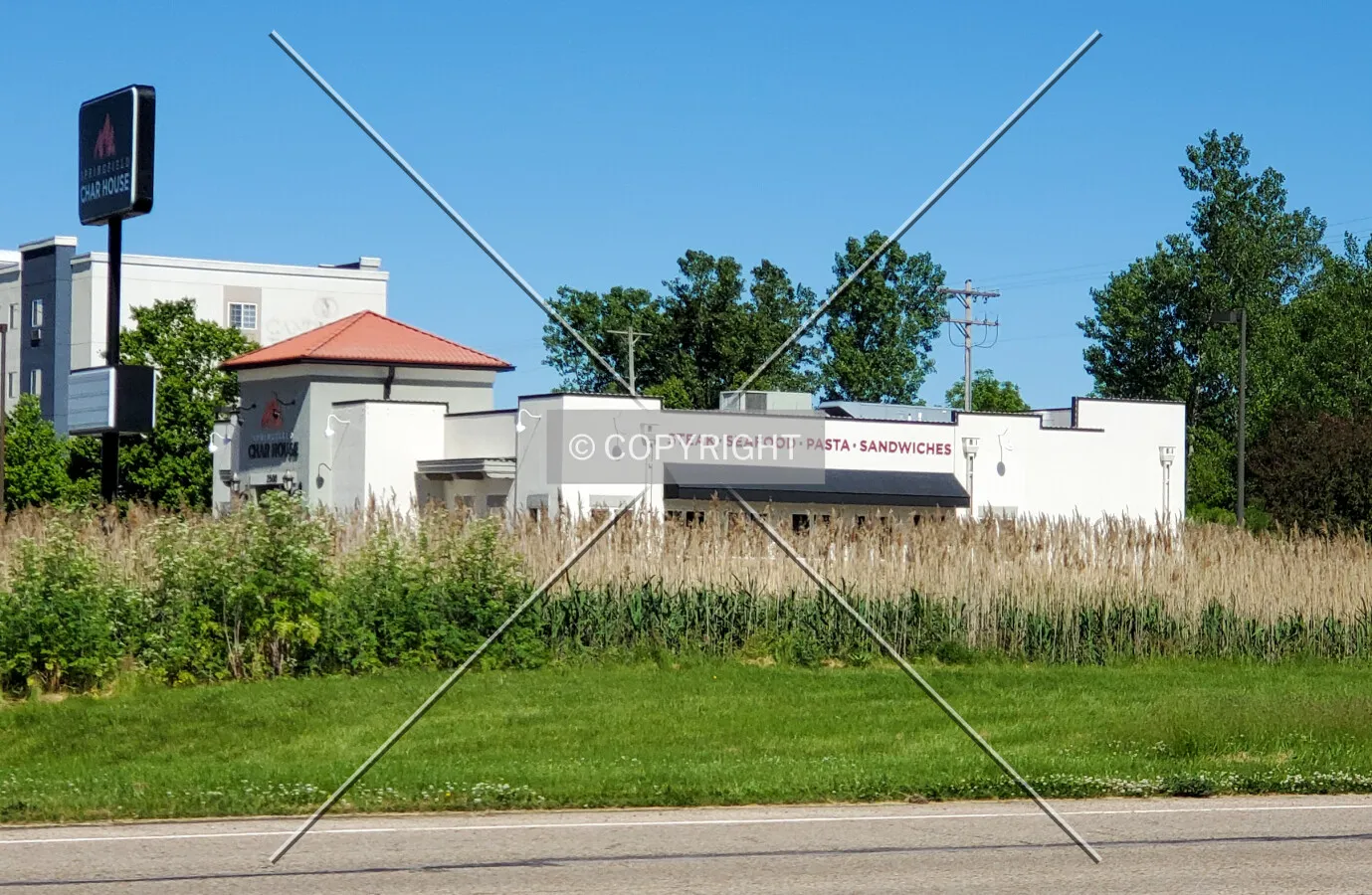 Southeast view; May 30, 2020
