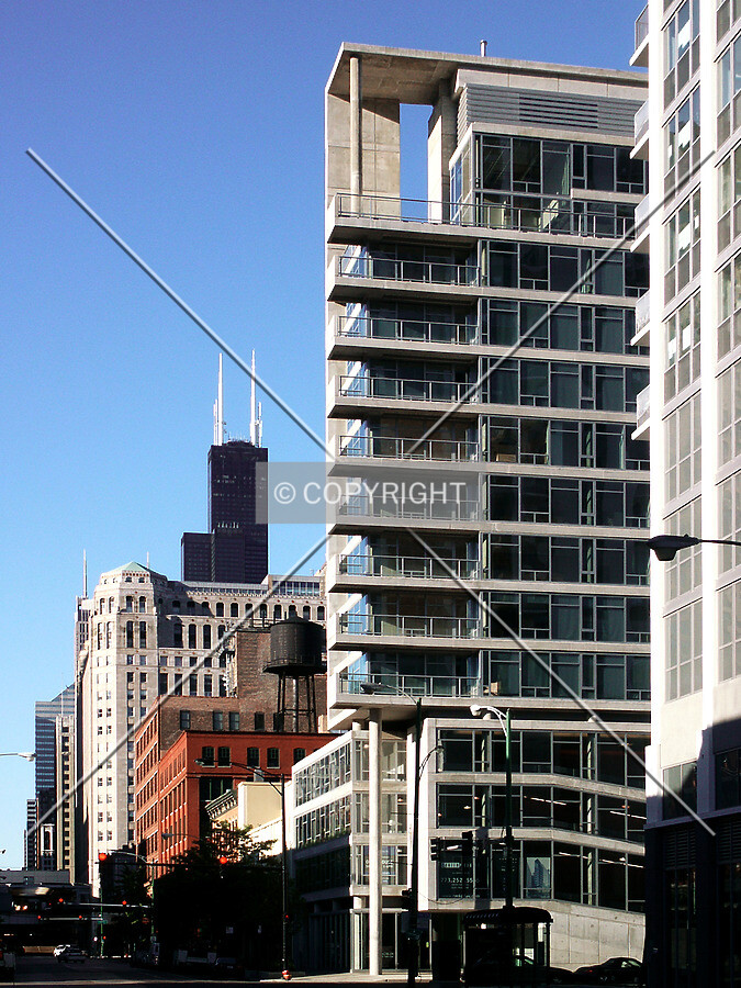 Looking south on Wells Street