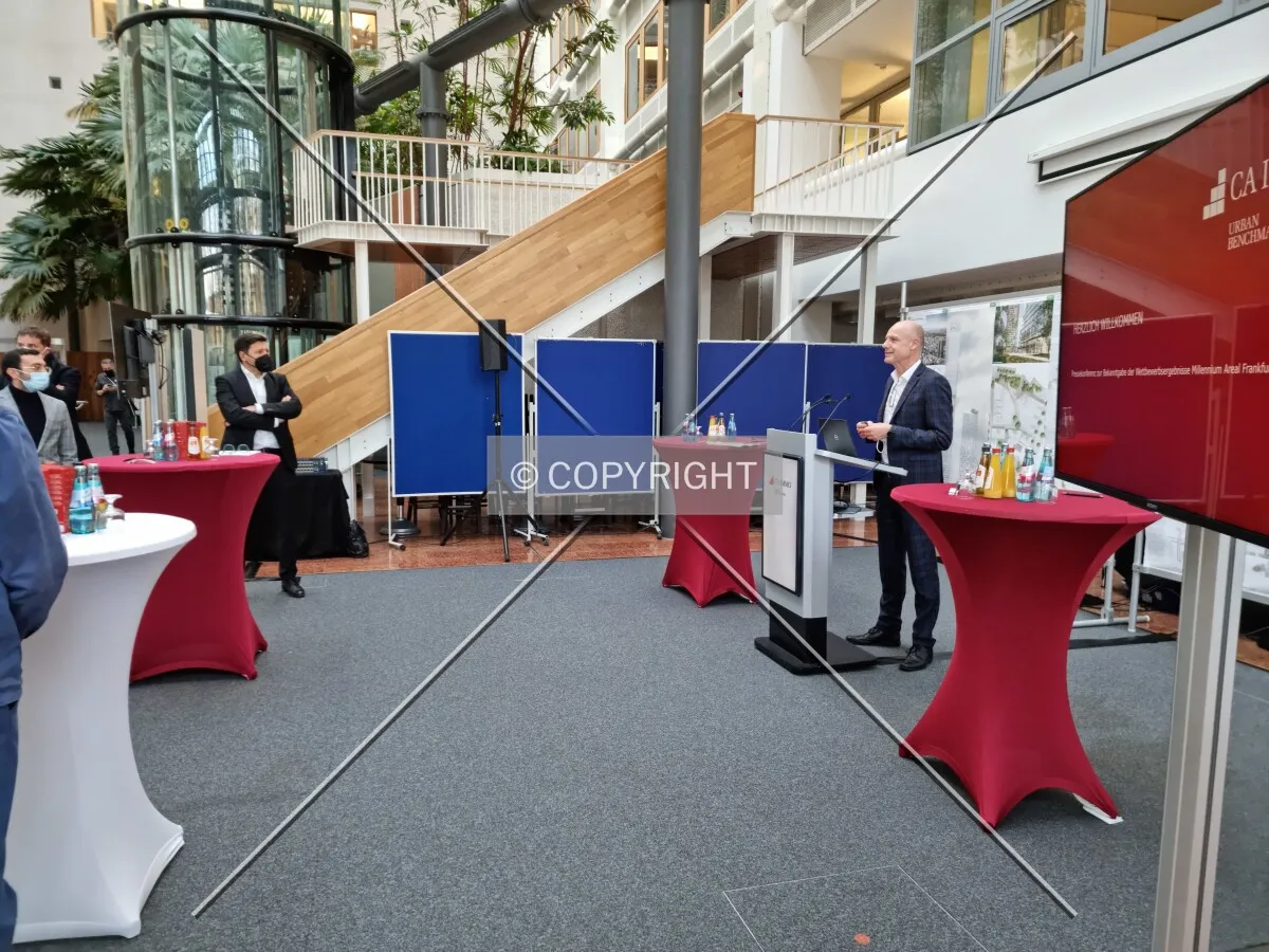 Millennium Area press conference