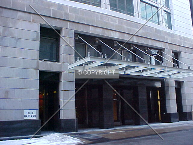 Residential entrance on North Garland Court