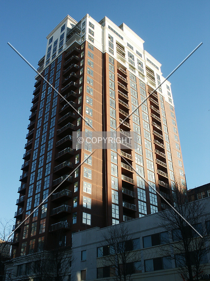 Looking up from the southwest