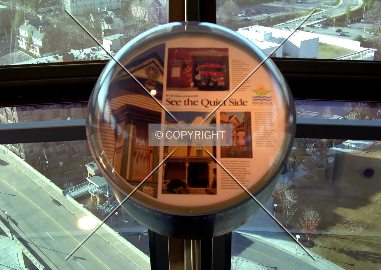 Detail of one of the information bubbles