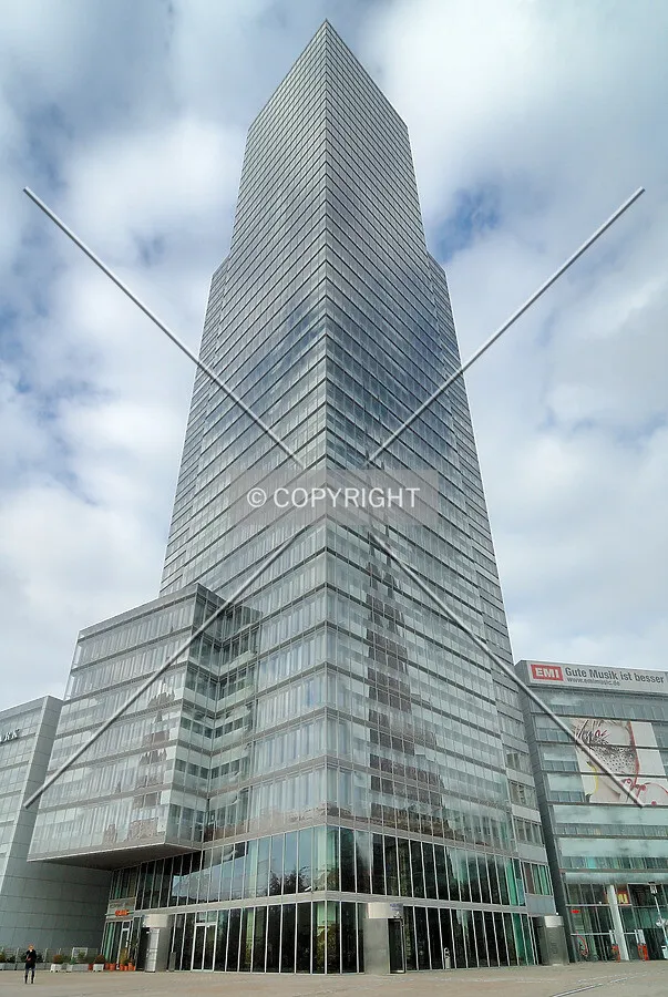 Looking up from entrance area