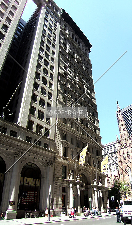 View from the southeast across Broadway