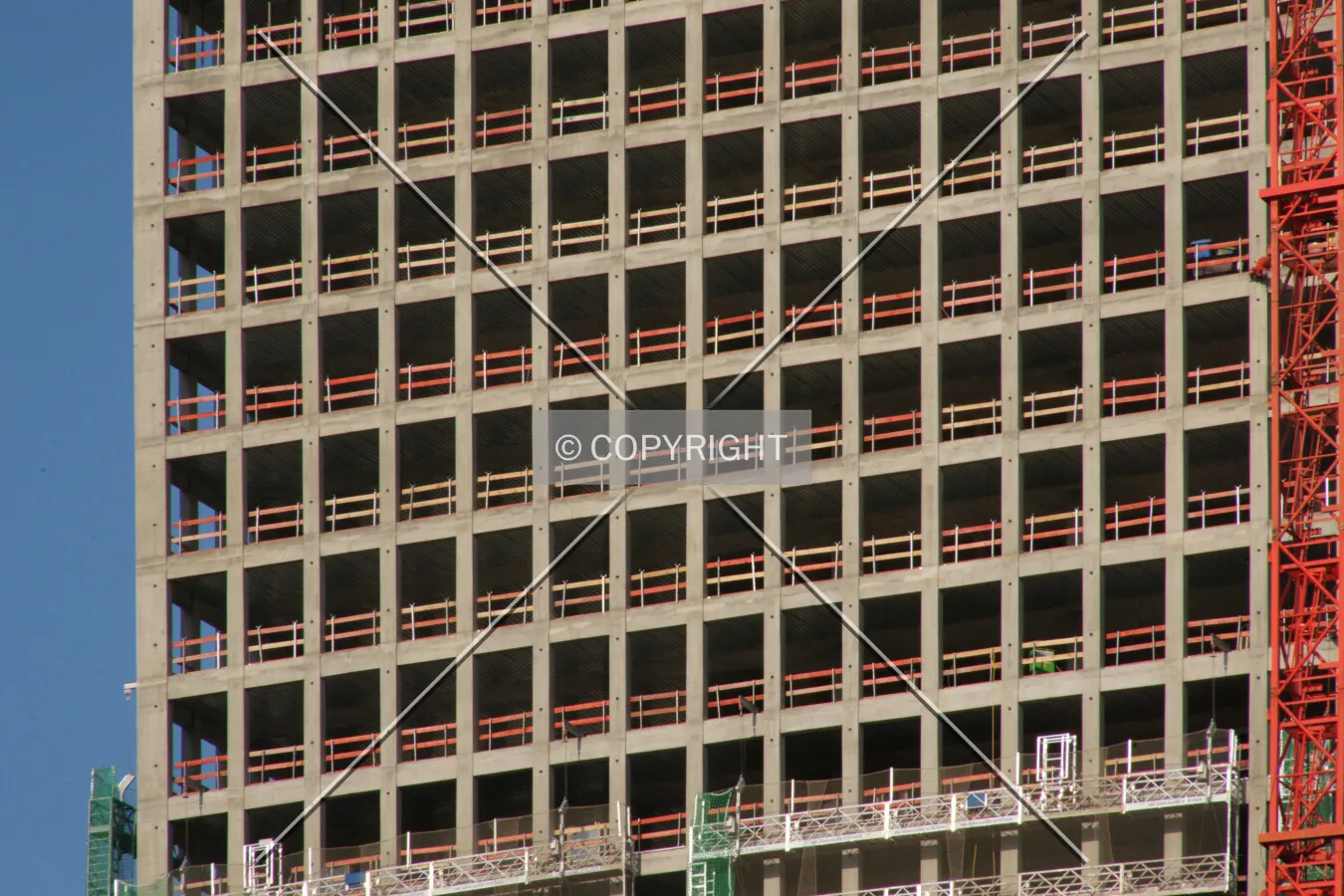 Concrete facade