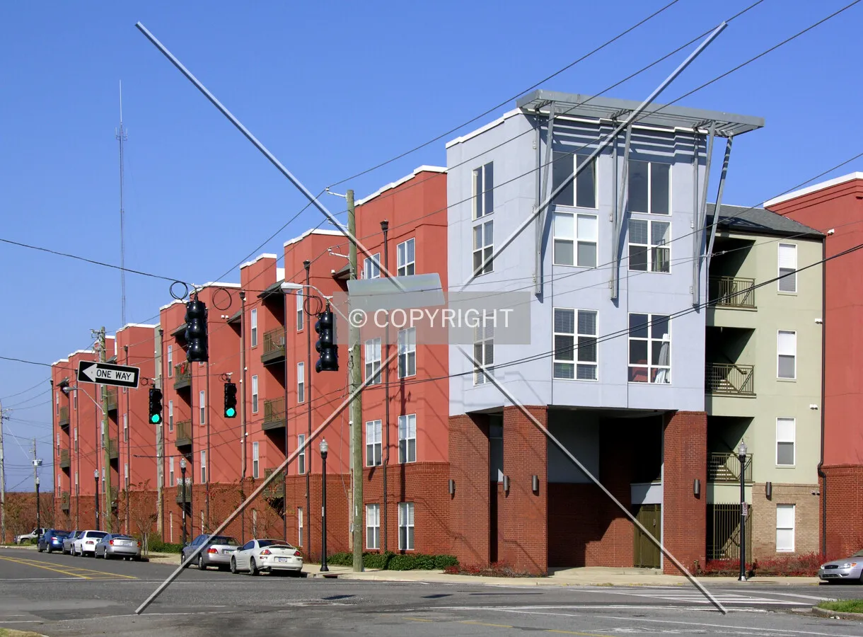 From 13th Street South to the southeast