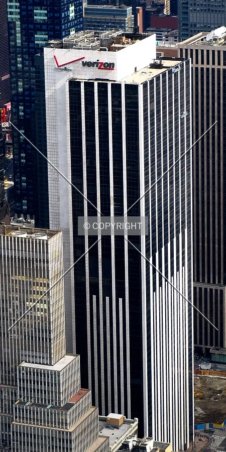 From the southeast on the Empire State Building observation deck