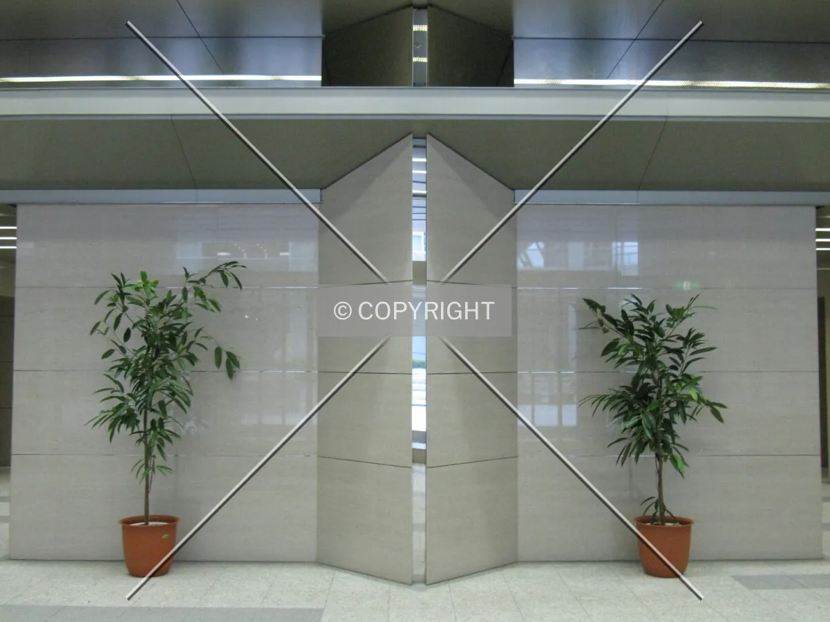 The first floor lobby