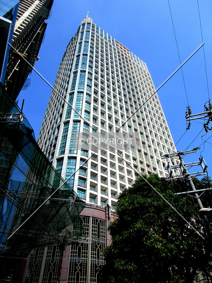 Looking up from the south