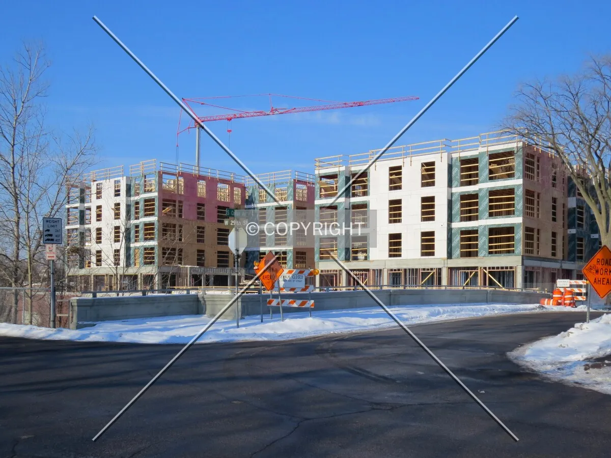 View to the northwest from Colfax Avenue South and West 29th Street