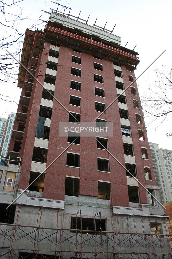 Looking up the west side