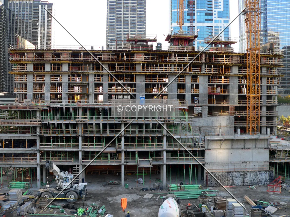 View to the south from Wacker Drive
