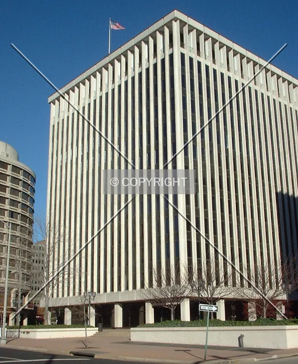 Southwest corner from Jefferson Davis Highway