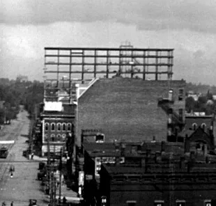 Vintage view from the southwest