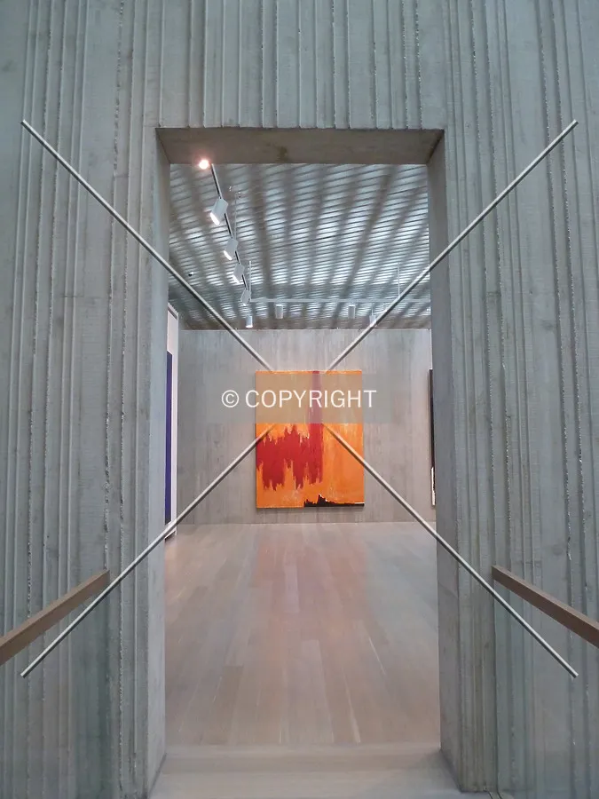 Inside Clyfford Still Museum