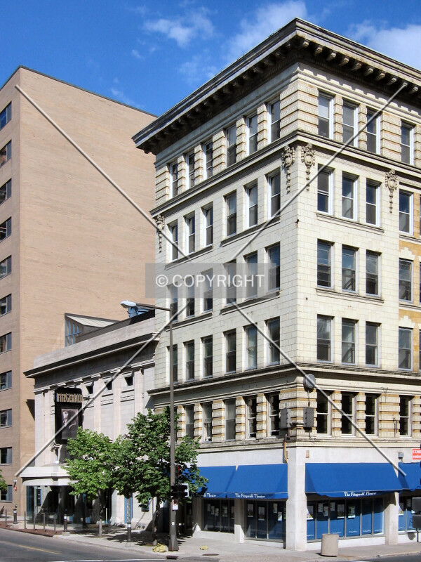 Northwest corner from across Wabasha/Exchange Streets