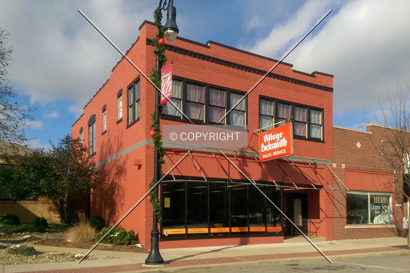 View from the southwest; November 18, 2014