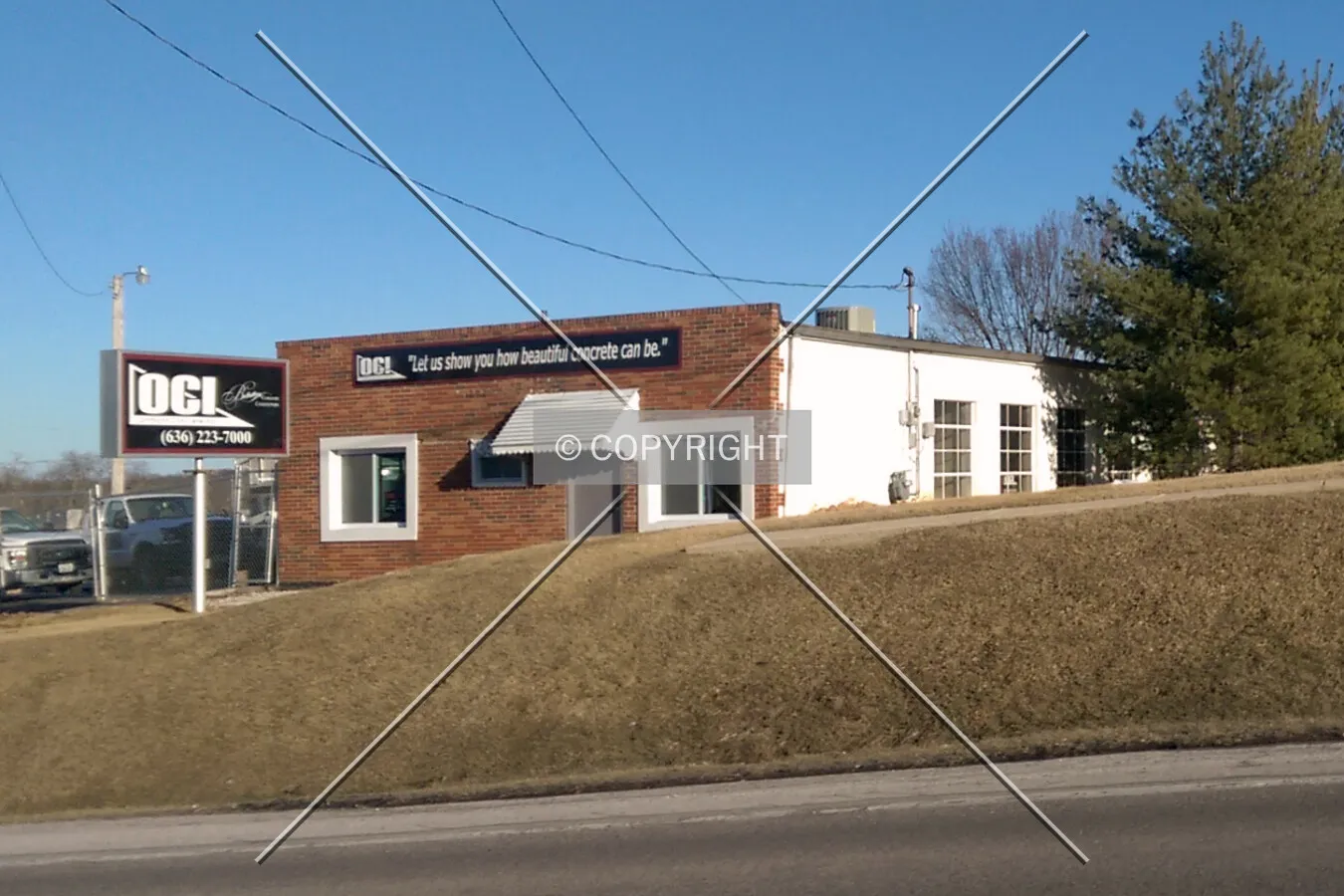 View from the west; March 7, 2015