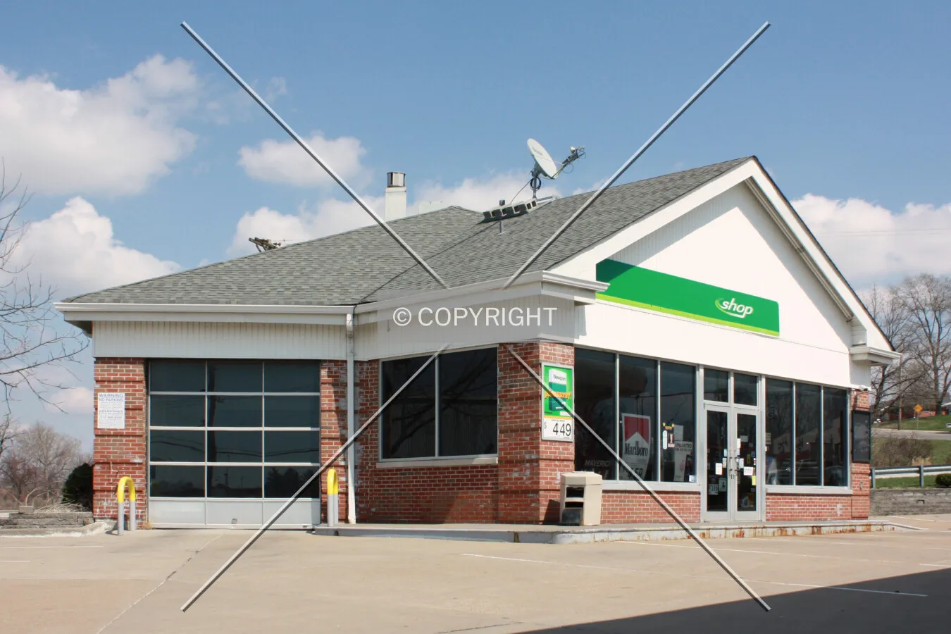 View from the southwest