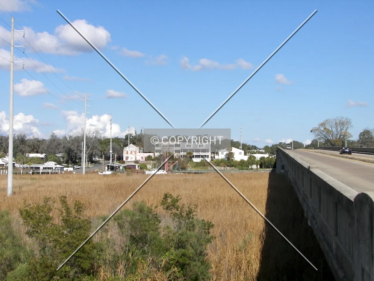 View from the south on Highway 17