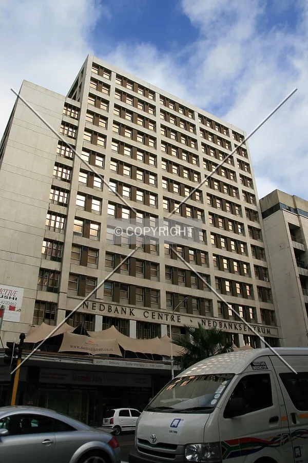 Looking up north facade