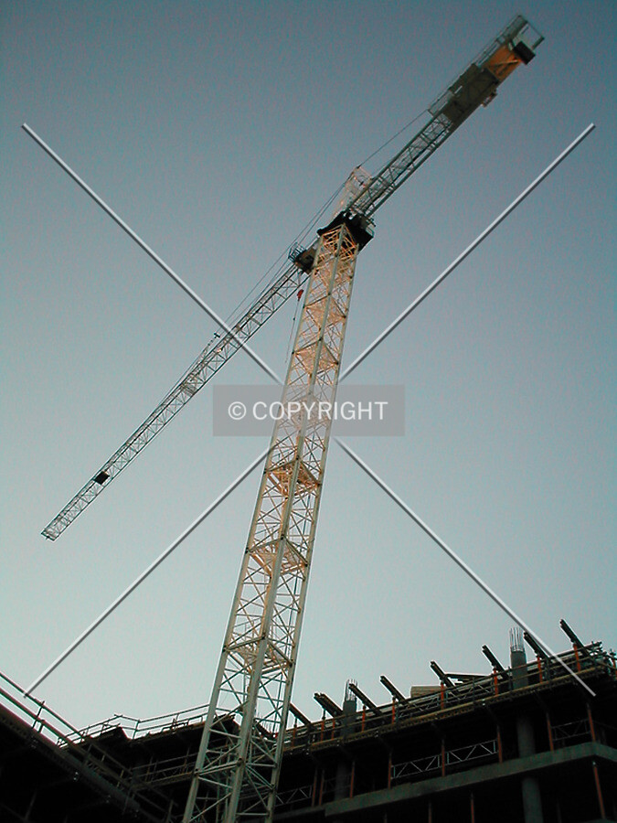 Crane on site