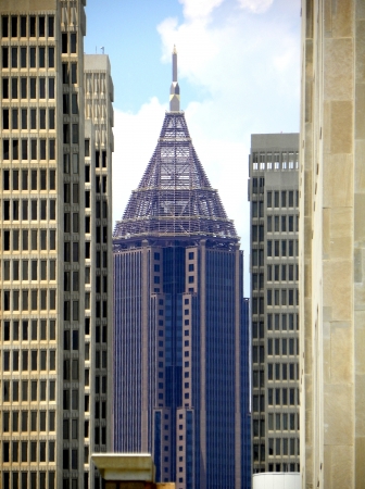 Downtown Atlanta scene.