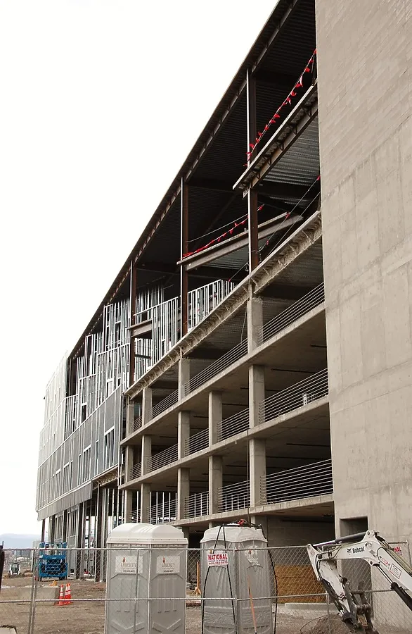 View from the northeast