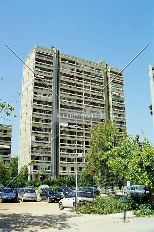 View before the re-painting for the Athens 2004 Olympics