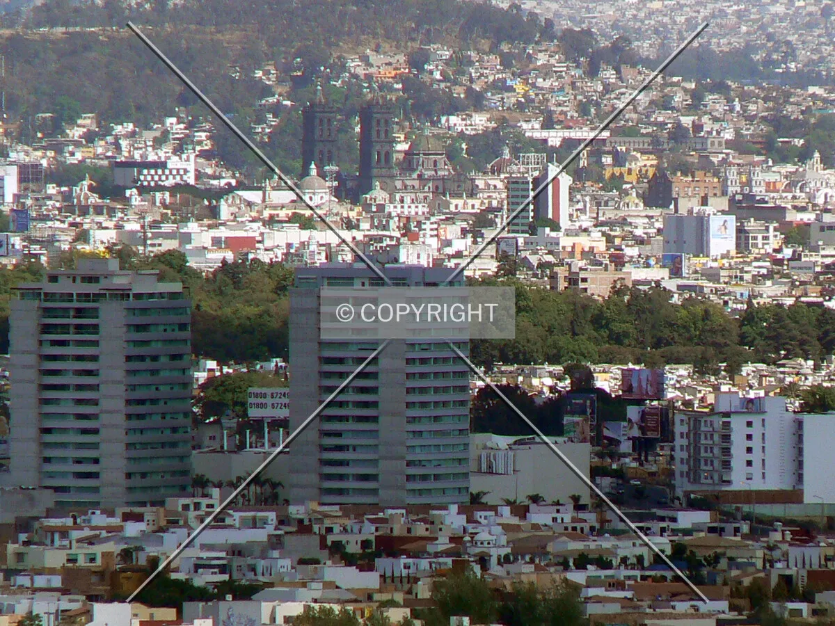 Downtown as seen from the southwest
