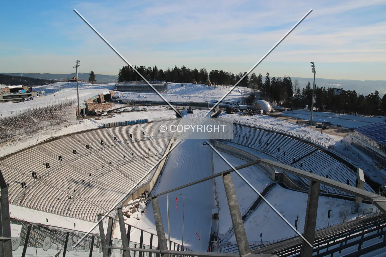 Seen from the jump tower