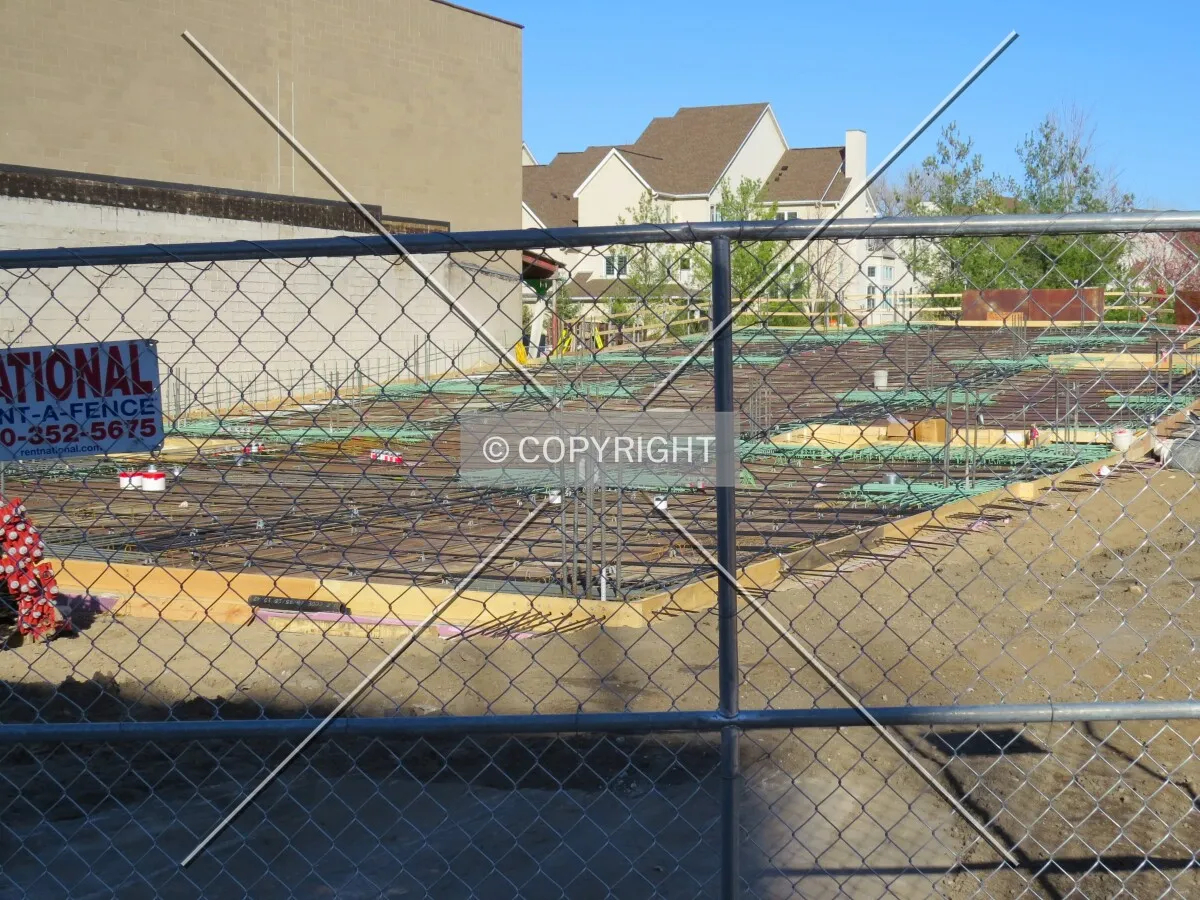 View to the north from 1st Street North