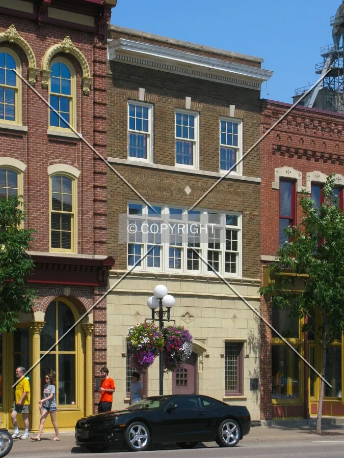 View to the north across Main Street
