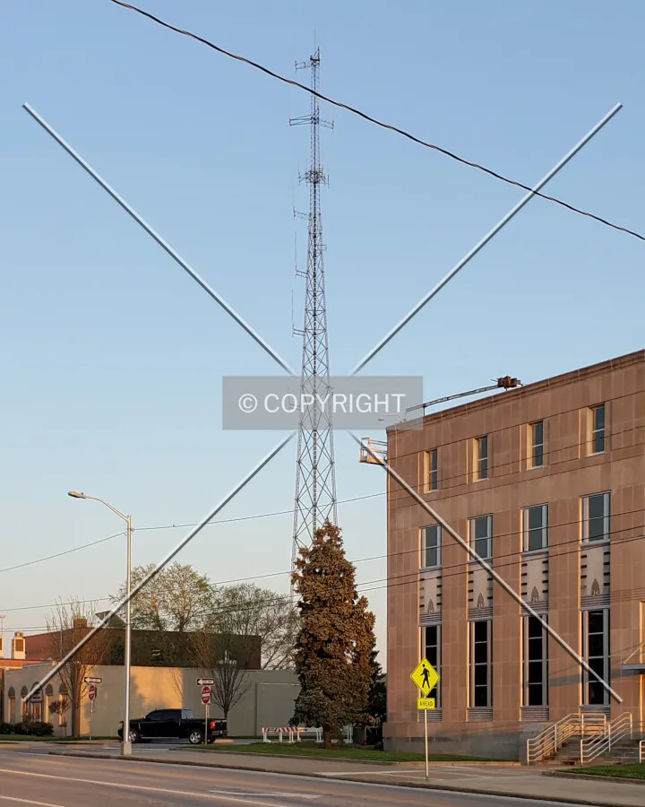 Northwest view; April 15, 2020