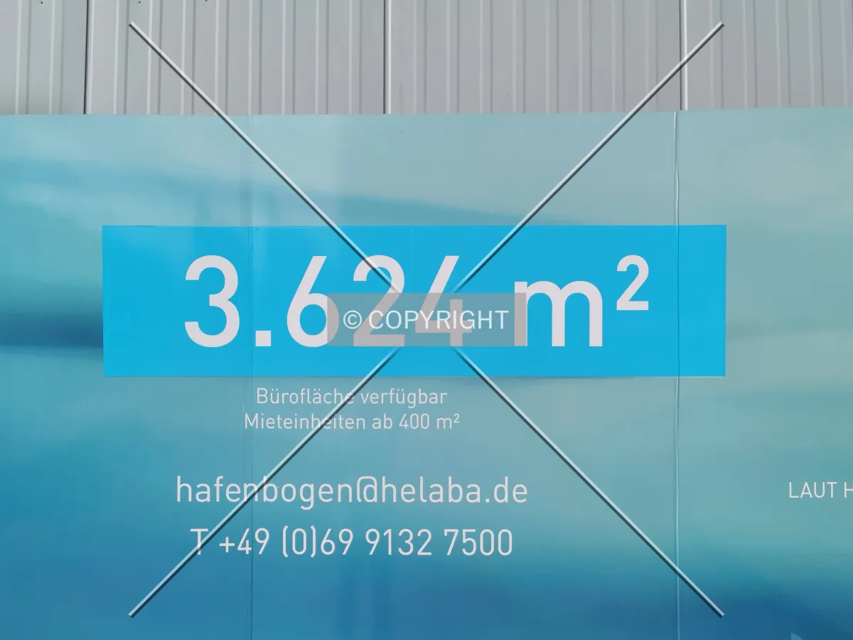3,624 square meters of office space available for rent - single units starting at 400 square meters - minimum rentable area