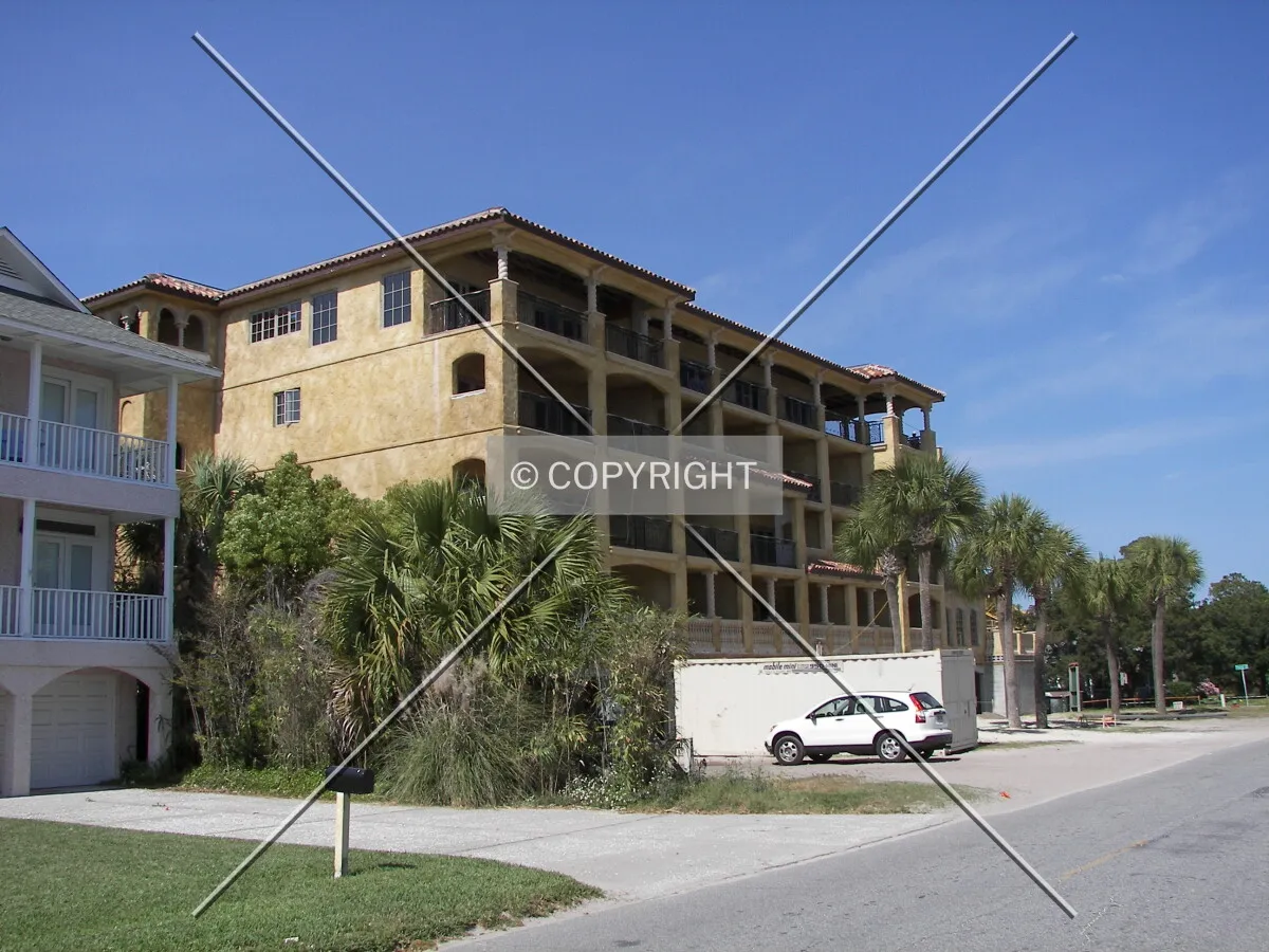 View from the south on Beachview Drive